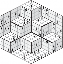 Sudoku 3D puzzle
